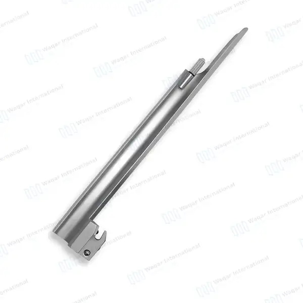 Miller Blade #4 with Conventional Laryngoscope Medium Handle - surgical instruments manufactured by Waqar International, Sialkot - view 2