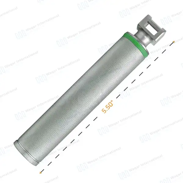 Fiber Optic Miller Blade #1 with Laryngoscope Medium Handle - surgical instruments manufactured by Waqar International, Sialkot - view 5
