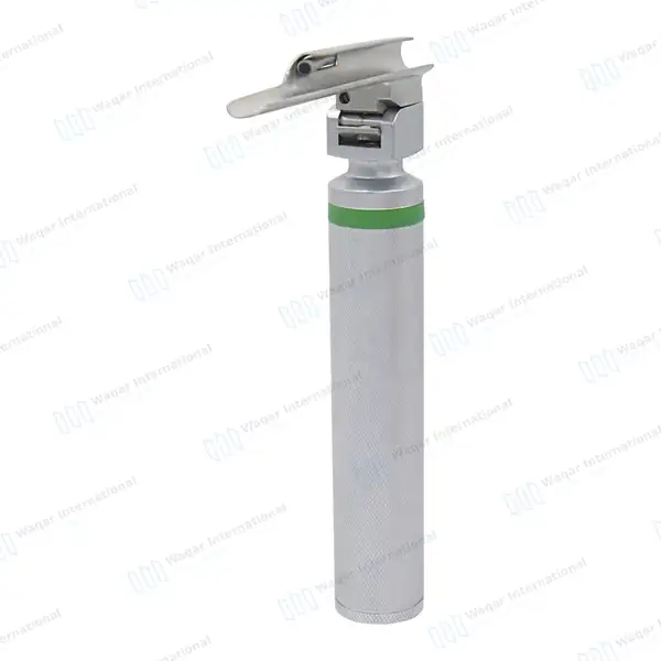 Fiber Optic Miller Blade #1 with Laryngoscope Medium Handle - surgical instruments manufactured by Waqar International, Sialkot - view 9
