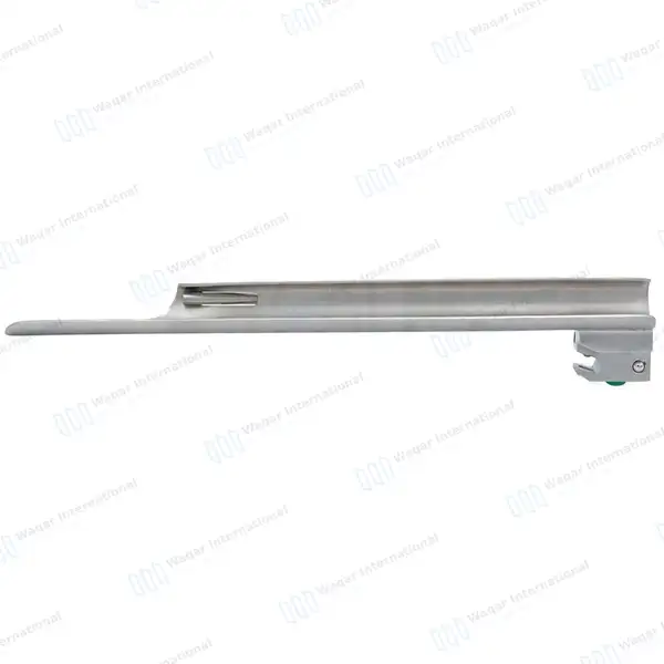 Fiber Optic Miller Blade #4 with Laryngoscope Medium Handle - surgical instruments manufactured by Waqar International, Sialkot - view 8