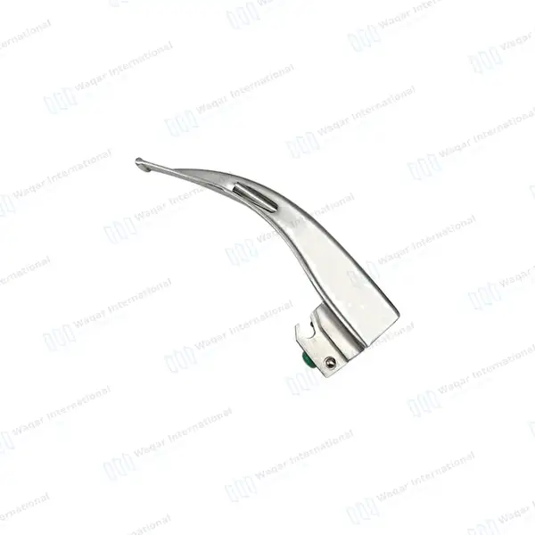 Macintosh Fiber Optic Laryngoscope Blade #2 Anesthesia Intubation - surgical instruments manufactured by Waqar International, Sialkot - view 2
