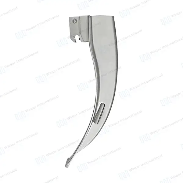 Macintosh Fiber Optic Laryngoscope Blade #4 Anesthesia Intubation - surgical instruments manufactured by Waqar International, Sialkot - view 5