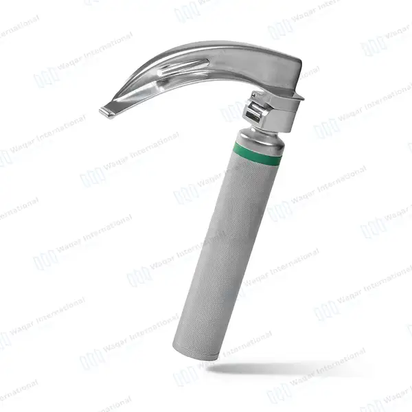 5 Pcs Macintosh Fiber Optic Laryngoscope Set – Reusable - surgical instruments manufactured by Waqar International, Sialkot - view 5