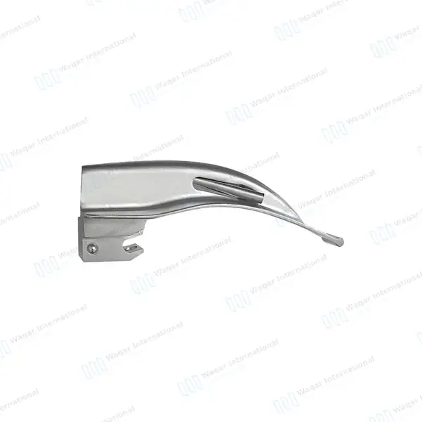 Macintosh Blade #0 with Fiber Optic Laryngoscope Medium Handle - surgical instruments manufactured by Waqar International, Sialkot - view 7