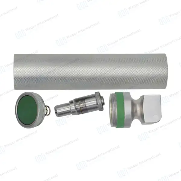 Macintosh Blade #0 with Fiber Optic Laryngoscope Medium Handle - surgical instruments manufactured by Waqar International, Sialkot - view 8