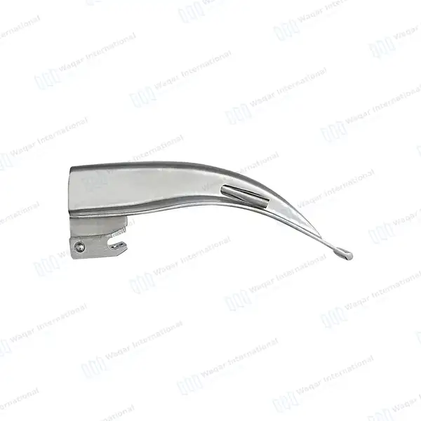Macintosh Blade #2 with Fiber Optic Laryngoscope Medium Handle - surgical instruments manufactured by Waqar International, Sialkot - view 7