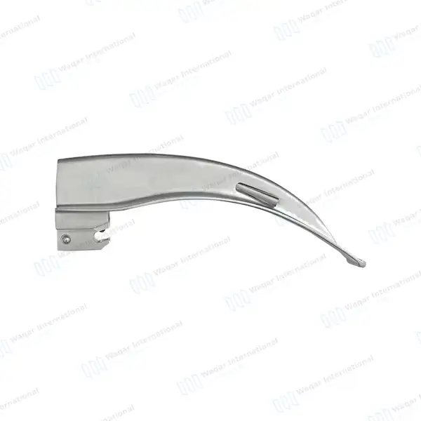 Macintosh Blade #3 with Fiber Optic Laryngoscope Medium Handle - surgical instruments manufactured by Waqar International, Sialkot - view 7
