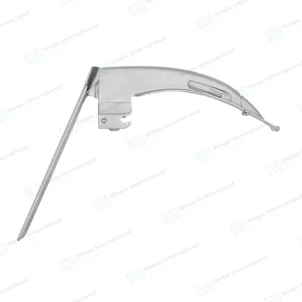 3 McCoy Fiber Optic Flex Tip Laryngoscope Blades #2, #3 & #4 - surgical instruments manufactured by Waqar International, Sialkot - view 6