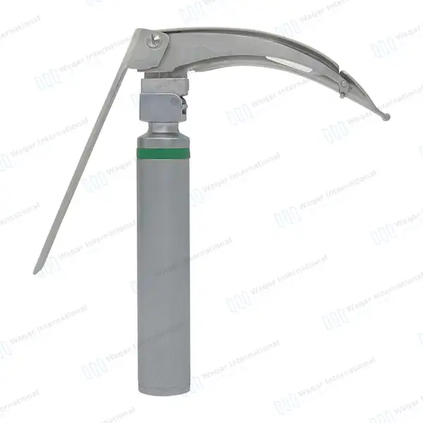 3 McCoy Fiber Optic Flex Tip Laryngoscope Blades #2, #3 & #4 - surgical instruments manufactured by Waqar International, Sialkot - view 8