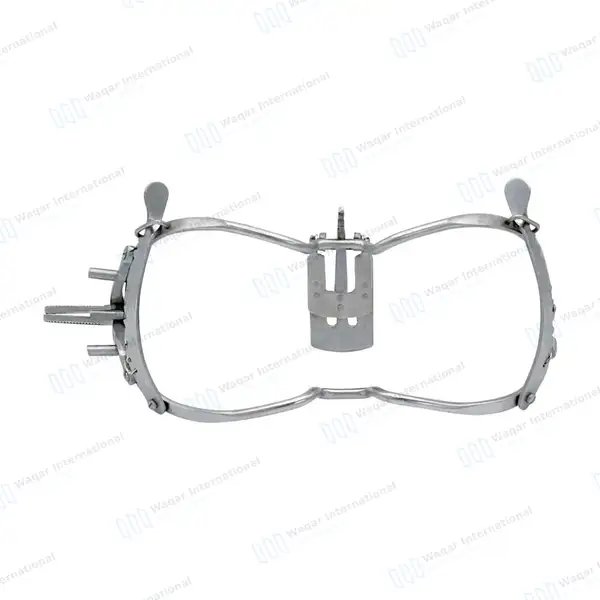 3 Pcs Whitehead Mouth Gag with Tongue Depressor Set 11cm, 13cm and 15cm - surgical instruments manufactured by Waqar International, Sialkot - view 5