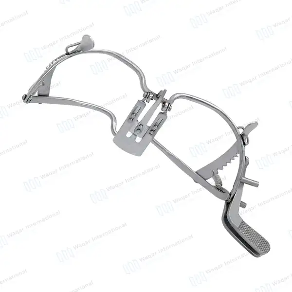 3 Pcs Whitehead Mouth Gag with Tongue Depressor Set 11cm, 13cm and 15cm - surgical instruments manufactured by Waqar International, Sialkot - view 6