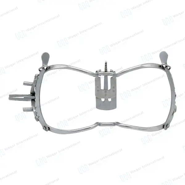 Whitehead Mouth Gag with Tongue Depressor 15cm – Adult - surgical instruments manufactured by Waqar International, Sialkot - view 2
