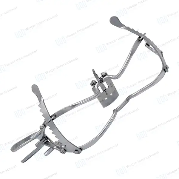 Whitehead Mouth Gag with Tongue Depressor 15cm – Adult - surgical instruments manufactured by Waqar International, Sialkot - view 5