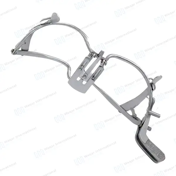 Whitehead Mouth Gag with Tongue Depressor 15cm – Adult - surgical instruments manufactured by Waqar International, Sialkot - view 6