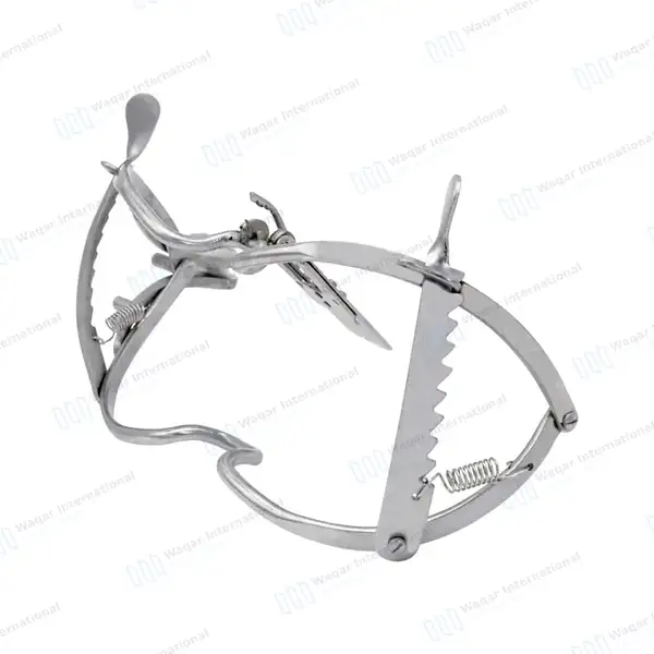 Whitehead Mouth Gag with Tongue Depressor 15cm – Adult - surgical instruments manufactured by Waqar International, Sialkot - view 7