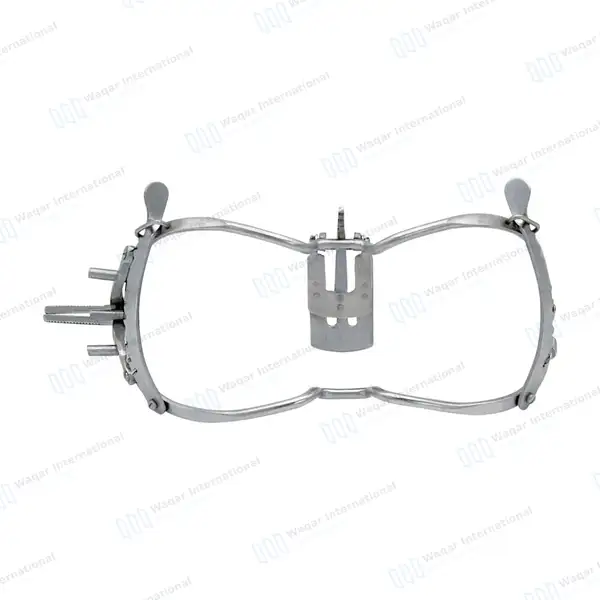 Whitehead Mouth Gag with Tongue Depressor 13cm – Child - surgical instruments manufactured by Waqar International, Sialkot - view 2