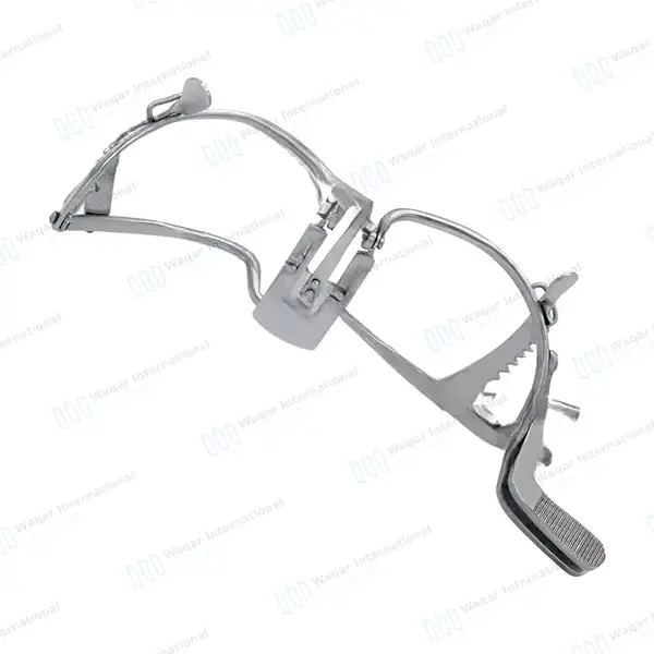 Whitehead Mouth Gag with Tongue Depressor 13cm – Child - surgical instruments manufactured by Waqar International, Sialkot - view 5