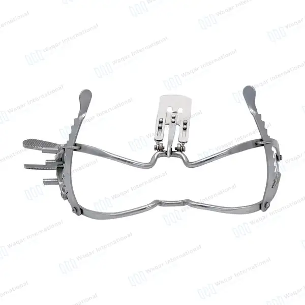 Whitehead Mouth Gag with Tongue Depressor 13cm – Child - surgical instruments manufactured by Waqar International, Sialkot - view 6