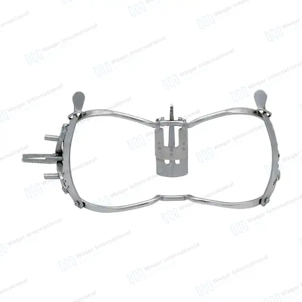 Whitehead Mouth Gag with Tongue Depressor 11cm – Pediatric - surgical instruments manufactured by Waqar International, Sialkot - view 2