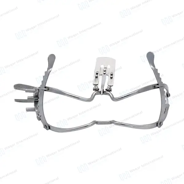 Whitehead Mouth Gag with Tongue Depressor 11cm – Pediatric - surgical instruments manufactured by Waqar International, Sialkot - view 6