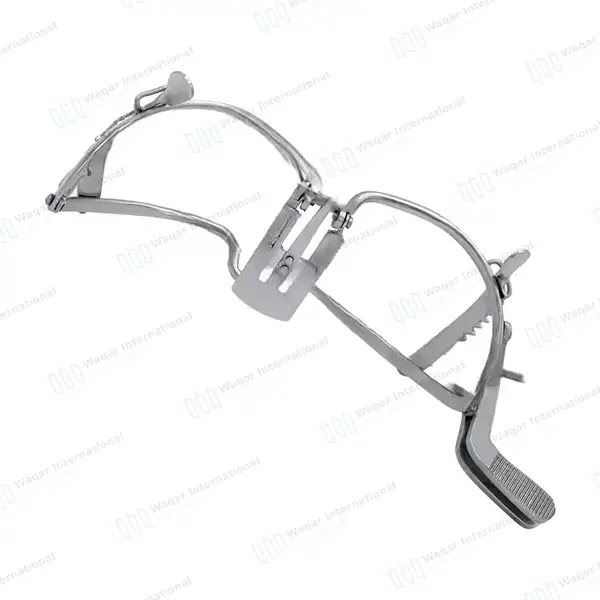 Whitehead Mouth Gag with Tongue Depressor 11cm – Pediatric - surgical instruments manufactured by Waqar International, Sialkot - view 7