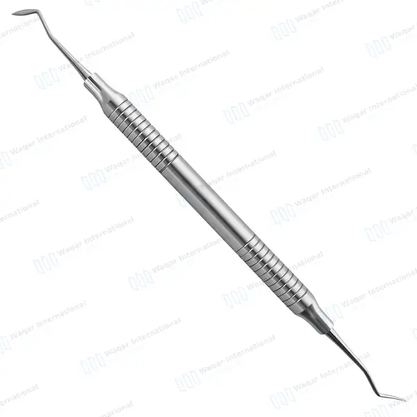 Hollenback Wax Carver #3 Double Ended Hollow Handle - dental instruments manufactured by Waqar International, Sialkot - view 2