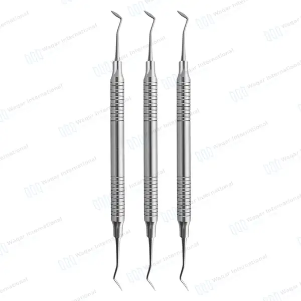 3 Hollenback Wax Carver #3 Double Ended Hollow Handle - dental instruments manufactured by Waqar International, Sialkot - view 2
