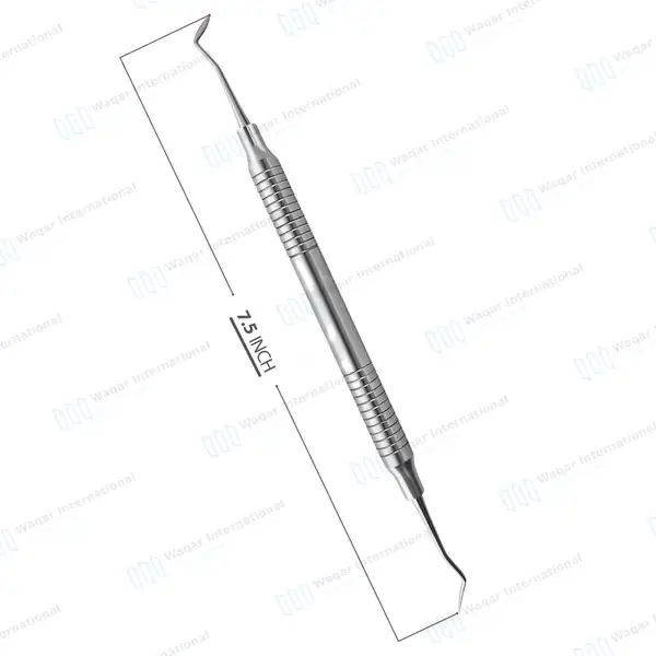 12 Hollenback Wax Carver #3 Double Ended Hollow Handle - dental instruments manufactured by Waqar International, Sialkot - view 3