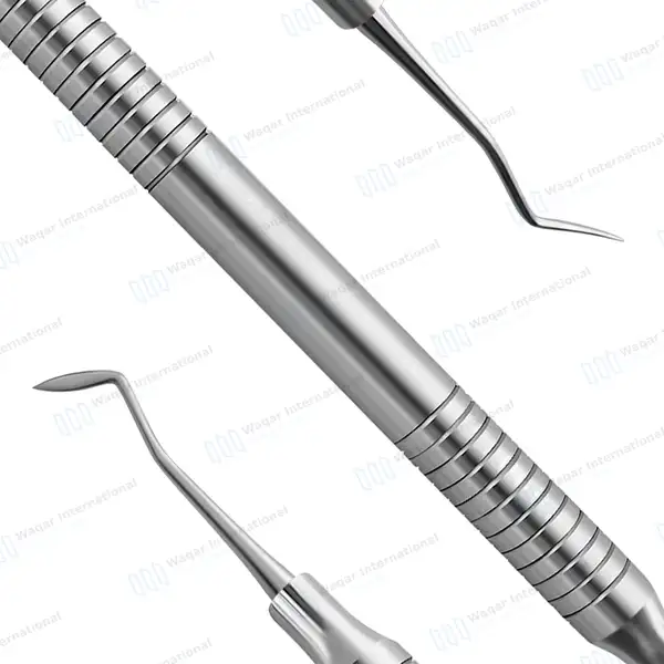 12 Hollenback Wax Carver #3 Double Ended Hollow Handle - dental instruments manufactured by Waqar International, Sialkot - view 8