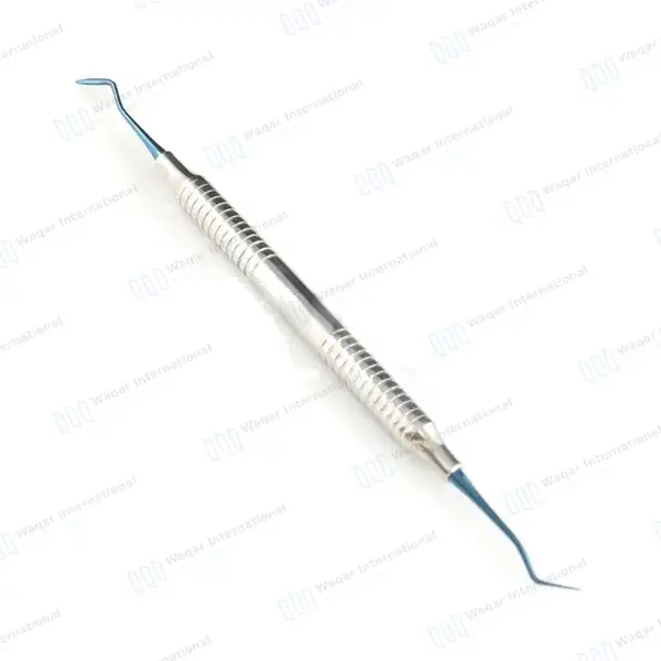 Titanium Coated Hollenback Wax Carver #2 Double Ended - dental instruments manufactured by Waqar International, Sialkot - view 2