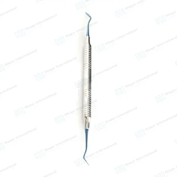 Titanium Coated Hollenback Wax Carver #2 Double Ended - dental instruments manufactured by Waqar International, Sialkot - view 3