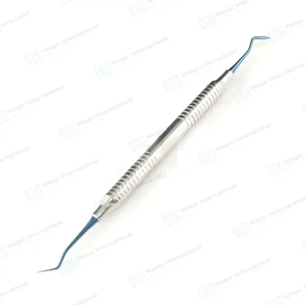 Titanium Coated Hollenback Wax Carver #2 Double Ended - dental instruments manufactured by Waqar International, Sialkot - view 4