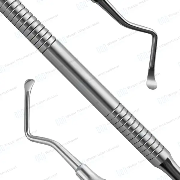 Lucas Curette #85 Double Ended 2.7mm Spoon Shaped Blades - surgical instruments manufactured by Waqar International, Sialkot - view 9