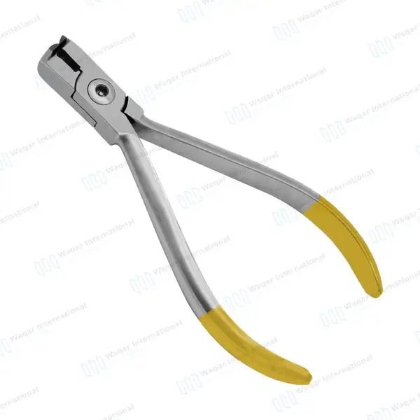 TC Flush Cut Distal End Cutter 4.5″ Orthodontic Plier - surgical instruments manufactured by Waqar International, Sialkot - view 2