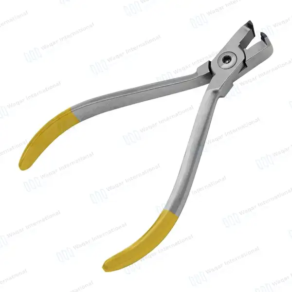 TC Flush Cut Distal End Cutter 4.5″ Orthodontic Plier - surgical instruments manufactured by Waqar International, Sialkot - view 7