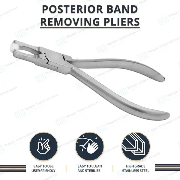 Posterior Band Removing Pliers 5.5″ Short - surgical instruments manufactured by Waqar International, Sialkot - view 7