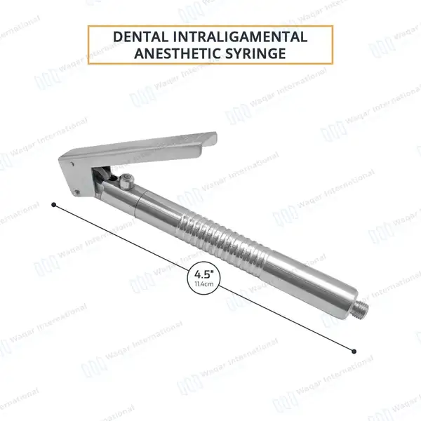 Intraligamental Syringe Pen Style 1.8ml Straight - surgical instruments manufactured by Waqar International, Sialkot - view 2