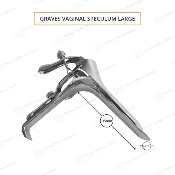 50 Pcs Graves Vaginal Speculum Large - surgical instruments manufactured by Waqar International, Sialkot - view 3