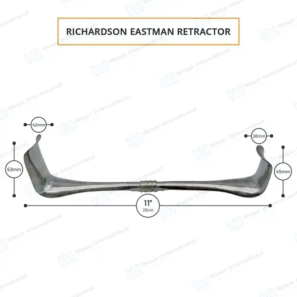 Richardson-Eastman Retractor 11″ Double Ended Large - surgical instruments manufactured by Waqar International, Sialkot - view 3