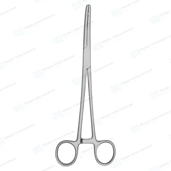 Heaney Hysterectomy Forceps 8.25″ Single Tooth Curved Jaws - surgical instruments manufactured by Waqar International, Sialkot - view 6