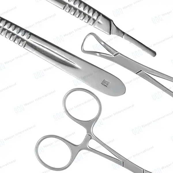 37 Pcs Cesarean Section Instrument Kit - surgical instruments manufactured by Waqar International, Sialkot - view 4