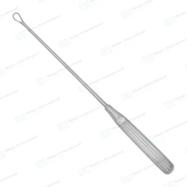 Thomas Uterine Curette 11″ (27.9cm) Blunt Blade Size #1 - surgical instruments manufactured by Waqar International, Sialkot - view 7