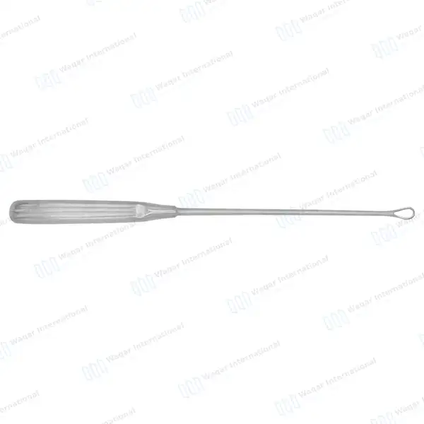 Thomas Uterine Curette 11″ (27.9cm) Blunt Blade Size #2 - surgical instruments manufactured by Waqar International, Sialkot - view 7