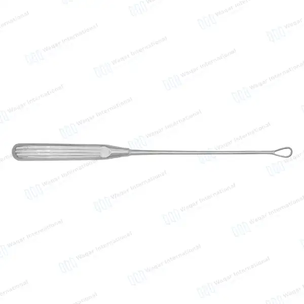 Thomas Uterine Curette 11″ (27.9cm) Blunt Blade Size #3 - surgical instruments manufactured by Waqar International, Sialkot - view 6