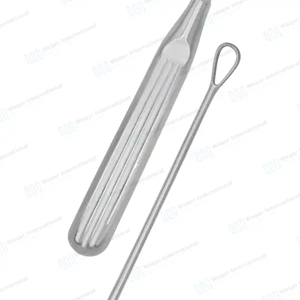 Thomas Uterine Curette 11″ (27.9cm) Blunt Blade Size #3 - surgical instruments manufactured by Waqar International, Sialkot - view 8
