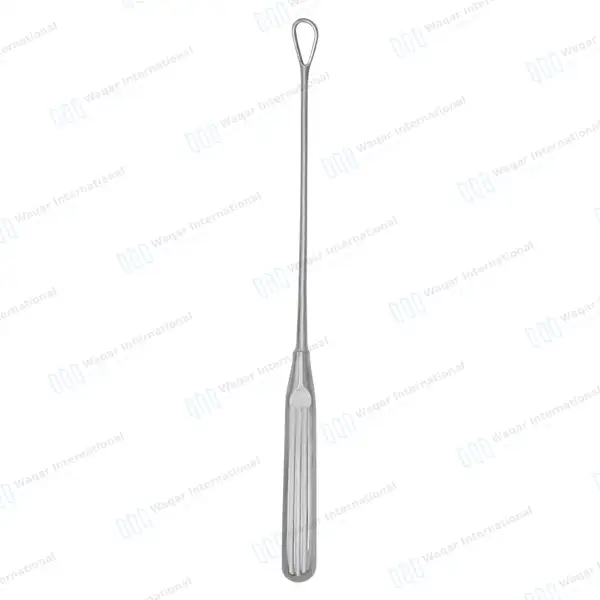 Thomas Uterine Curette 11″ (27.9cm) Blunt Blade Size #5 - surgical instruments manufactured by Waqar International, Sialkot - view 5