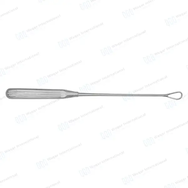 Thomas Uterine Curette 11″ (27.9cm) Blunt Blade Size #5 - surgical instruments manufactured by Waqar International, Sialkot - view 6