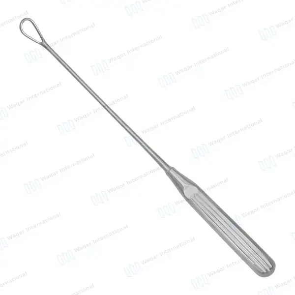 Thomas Uterine Curette 11″ (27.9cm) Blunt Blade Size #5 - surgical instruments manufactured by Waqar International, Sialkot - view 7