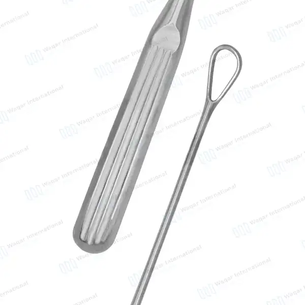 Thomas Uterine Curette 11″ (27.9cm) Blunt Blade Size #5 - surgical instruments manufactured by Waqar International, Sialkot - view 8