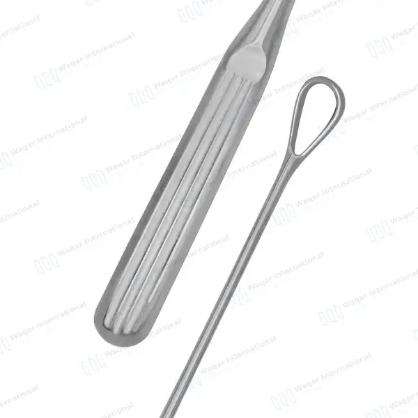 Thomas Uterine Curette 11″ (27.9cm) Blunt Blade Size #6 - surgical instruments manufactured by Waqar International, Sialkot - view 8